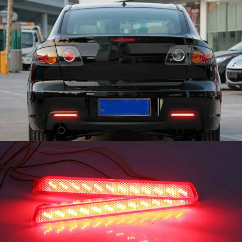 

Rear Foglight Lamp Garnish Reflector Bumper Fog Lamp For Mazda For Axela Mazda3 2004 2005 2006 2007 2008 2009