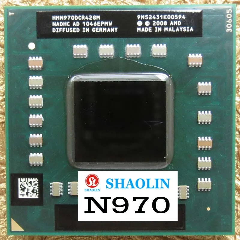 AMD Phenom II Quad-Core Mobile N970 2.2 GHz Quad-Core Quad-Thread CPU Processor HMN970DCR42GM Socket S1