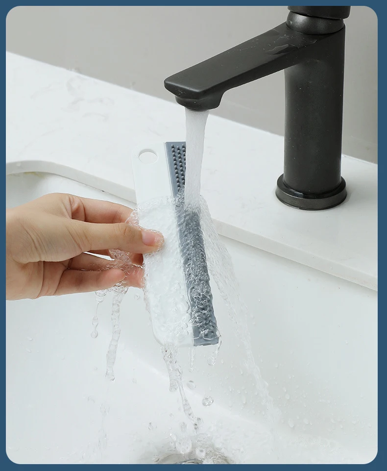Portable Glass Wiper Scraper Kitchen Bathroom Glass Cleaning Tools Soft Silicone for Car Mirror Cleaner Squeegee Window Cleaning