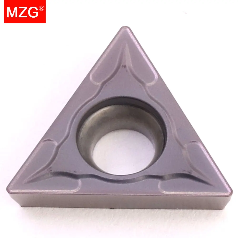 MZG 10PCS TCMT 0902 1102 16T3 CNC Lathe Machining Solid Stainless Steel Boring Iron Casting Cutting Cermet Carbide Inserts