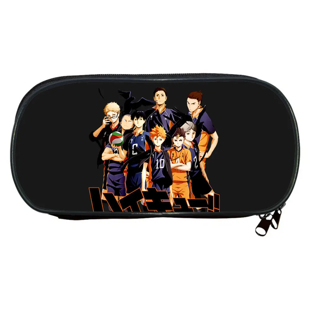 

Japan Anime Haikyuu Girl Cosmetic Case Boy Pencil Case School Supplies Children's Student Pencil Case.Support Custom