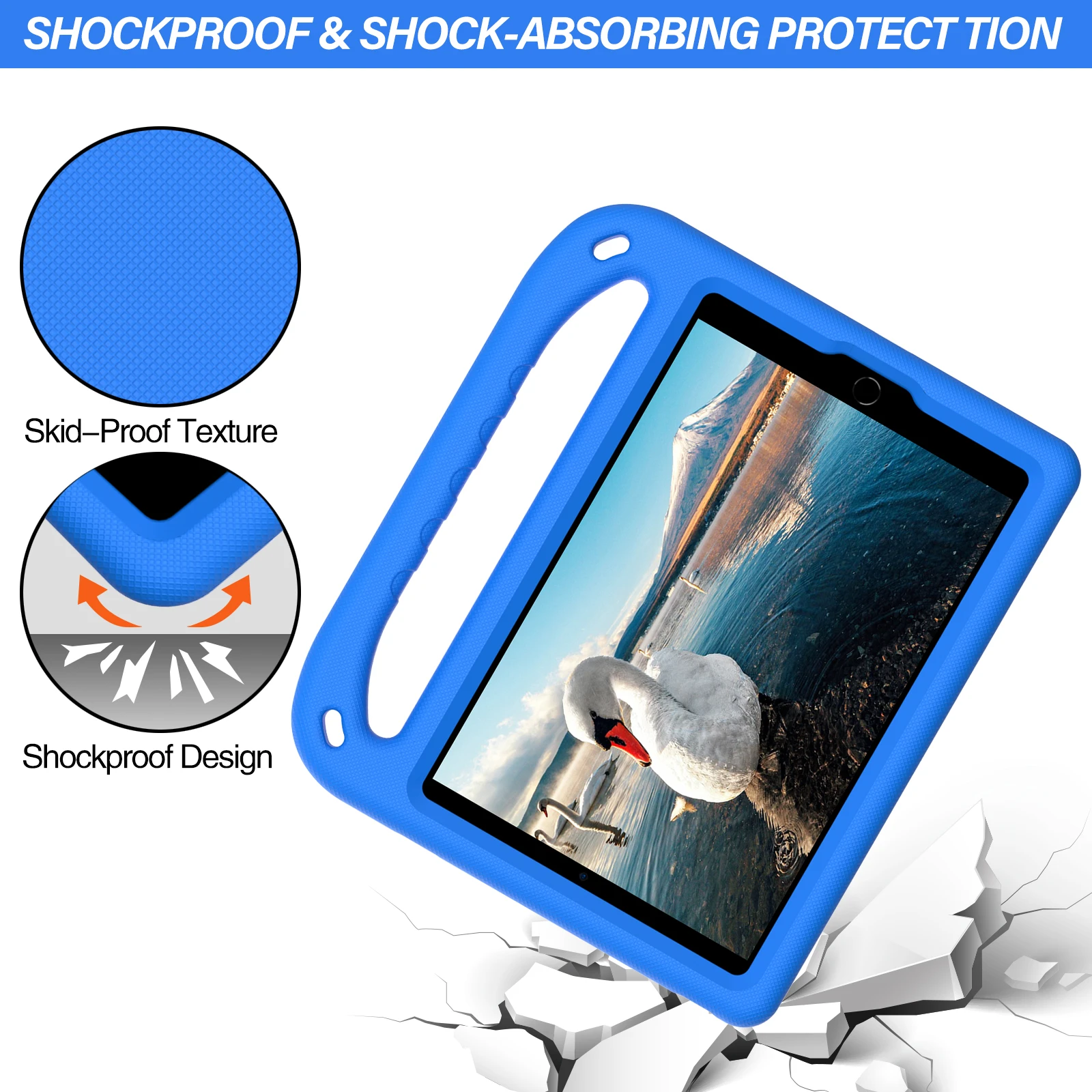 Kids Safe EVA Stand Tablet Cover Case For IPad Mini 1 2 3 4 5 7.9inch Shockproof Handle Case For IPad Mini5 Mini4 Mini3 Shell #S