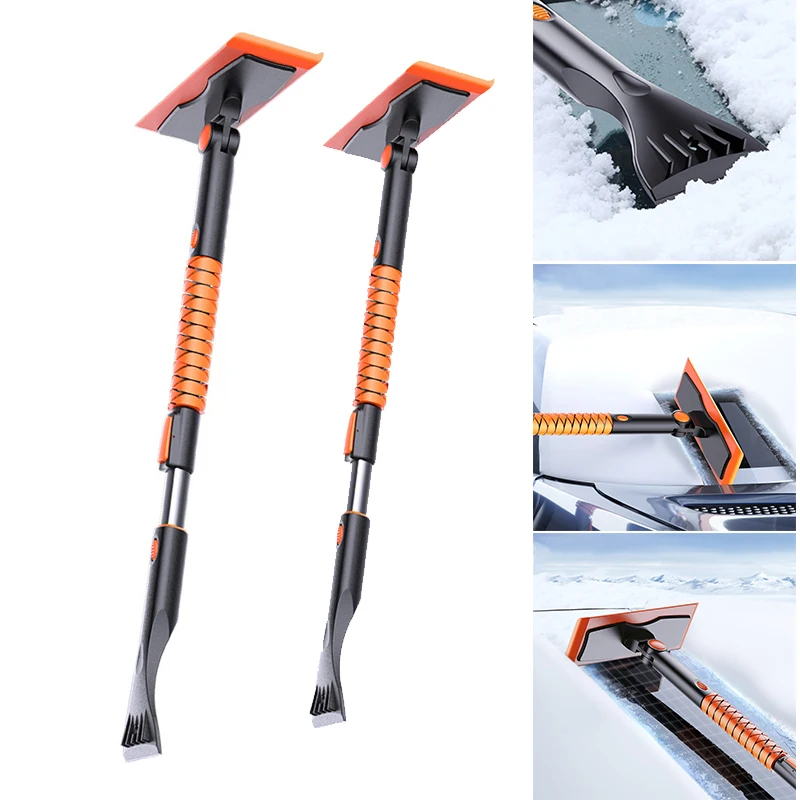 2021 Portable Car Snow Removal Tools Multifunctional Telescopic Snow Shovel Detachable Practical Snow Brush for Car