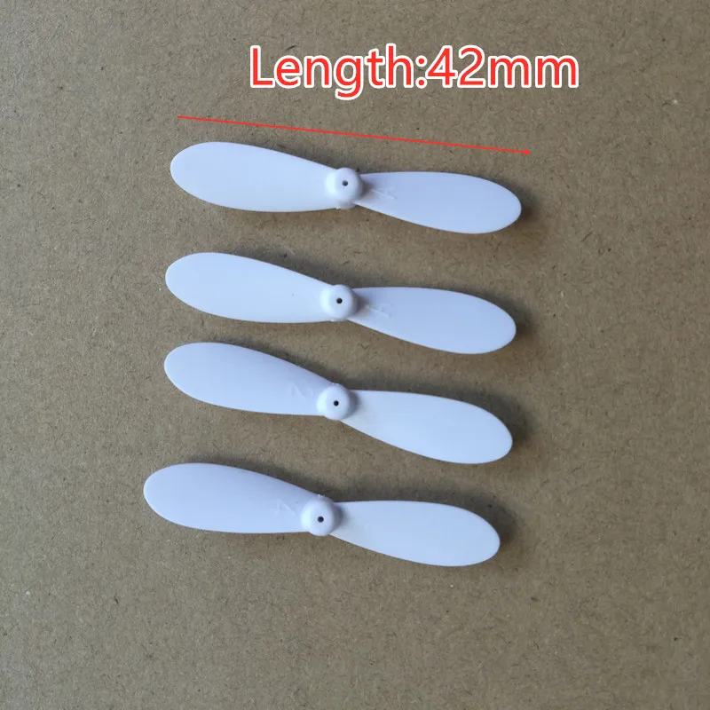 Panjang = 42 Mm Propeller Blade untuk S9 S9W S9HW Mini Foldable RC Drone Mini Foldable RC Quadcopter Saku Drone 901S 901H 901HS