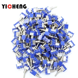 5Pcs mts102 mts103 mts202 mts203 SPDT DPDT toggle switch Single Pole Double Throw 6A/125V