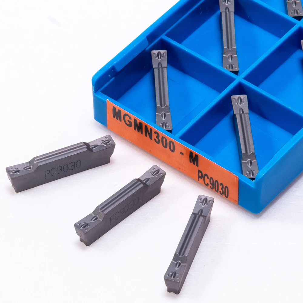 MGMN 300-M NC3030/NC3020/PC9030 Turning Tools Carbide Inserts MGMN Lathe Cutter CNC Parting And Grooving Part Of 10Pcs+