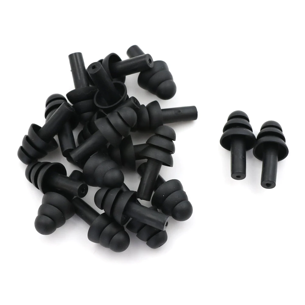 10 Pairs Spiral Waterproof Silicone Ear Plugs Anti Noise Snoring Earplugs Comfortable For Sleeping Noise Reduction Accessory