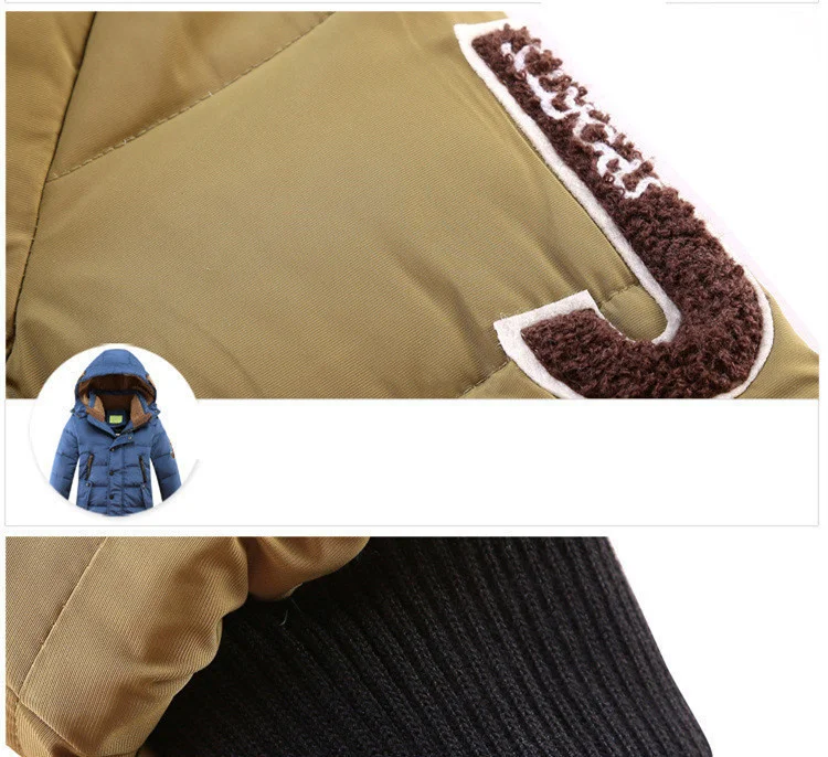 2026 Fashion Winter Duck Down Jacket for Big Boy Children Wear Parka Garments Clothes Thickened Hooded Feather Coat Clothing 6-1