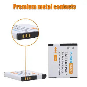 بطارية وشاحن PowerConfie مدمج، 960 مللي أمبير BCL7 BCL7E أفضل 8 CQB1007R للتحكم عن بعد للمبيعات - رقم 3