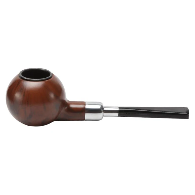 1Pc Resin Wood Chimney Filter Smoking Pipe Tobacco Pipe Cigar Carving Resin Narguile Grinder Smoke Mouthpiece Cigarette Holder