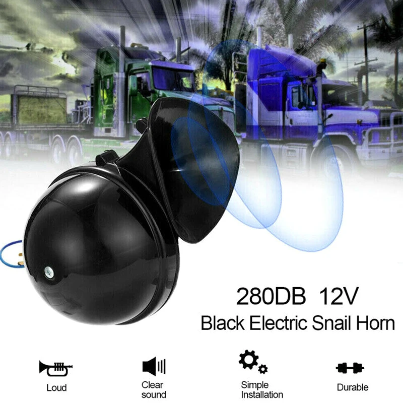 

Spot 300DB 12V/24V Electric Air Horn Loud Sound Replacement To Raging Car Truck Boat Train Klakson Air Horn Claxon Tipo Tren