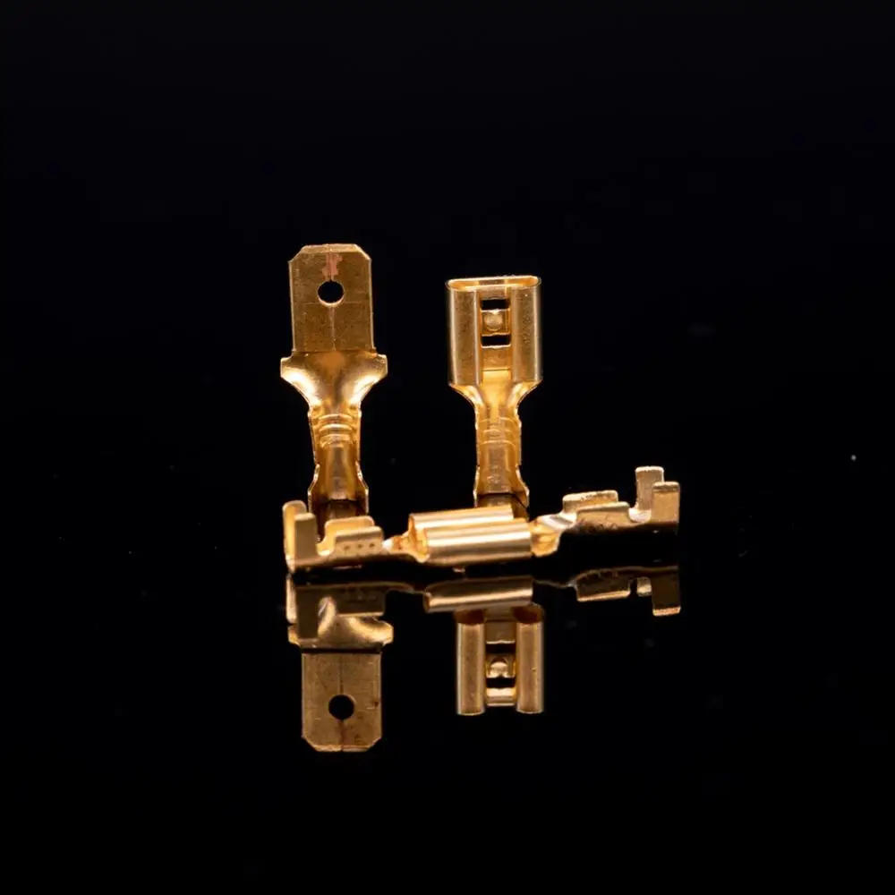 300pcs Assorted Male And Female Crimp Terminal Kit with Insulation Sleeves Spade Connectors for Wiring Projects