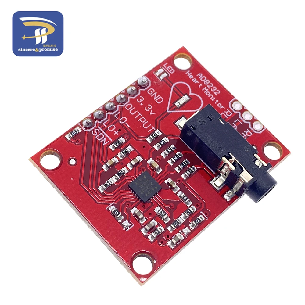 AD8232 ECG Physiological Measurement Heart Pulse Single Lead Heart Rate Monitor Sensor Module for Arduino UNO R3 DIY Kit