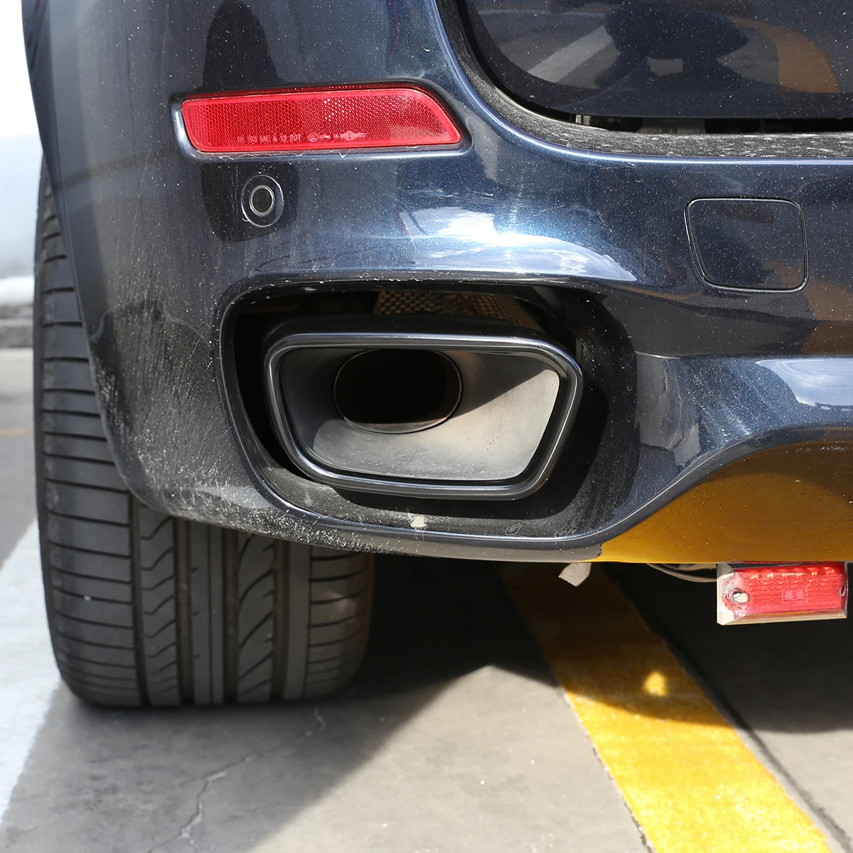 Für BMW X5 F15 X6 F16 2014-18 Auto Styling Schwanz Schalldämpfer Auspuffrohr Ausgang Abdeckung Trim Außen Zubehör (für M Sport Version) – Detail 3