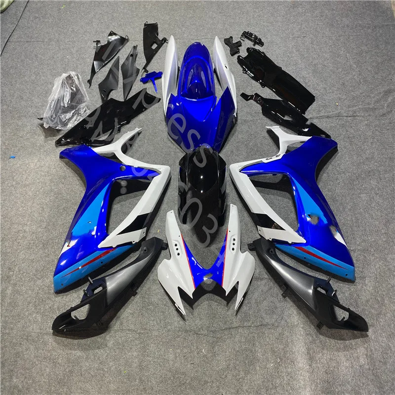 High quality ABS Fairings for GSXR600 06 07 GSXR750 GSX-R600 GSX-R750 2006 2007 blue white black GSXR 600 750 06-07 K6 fairing