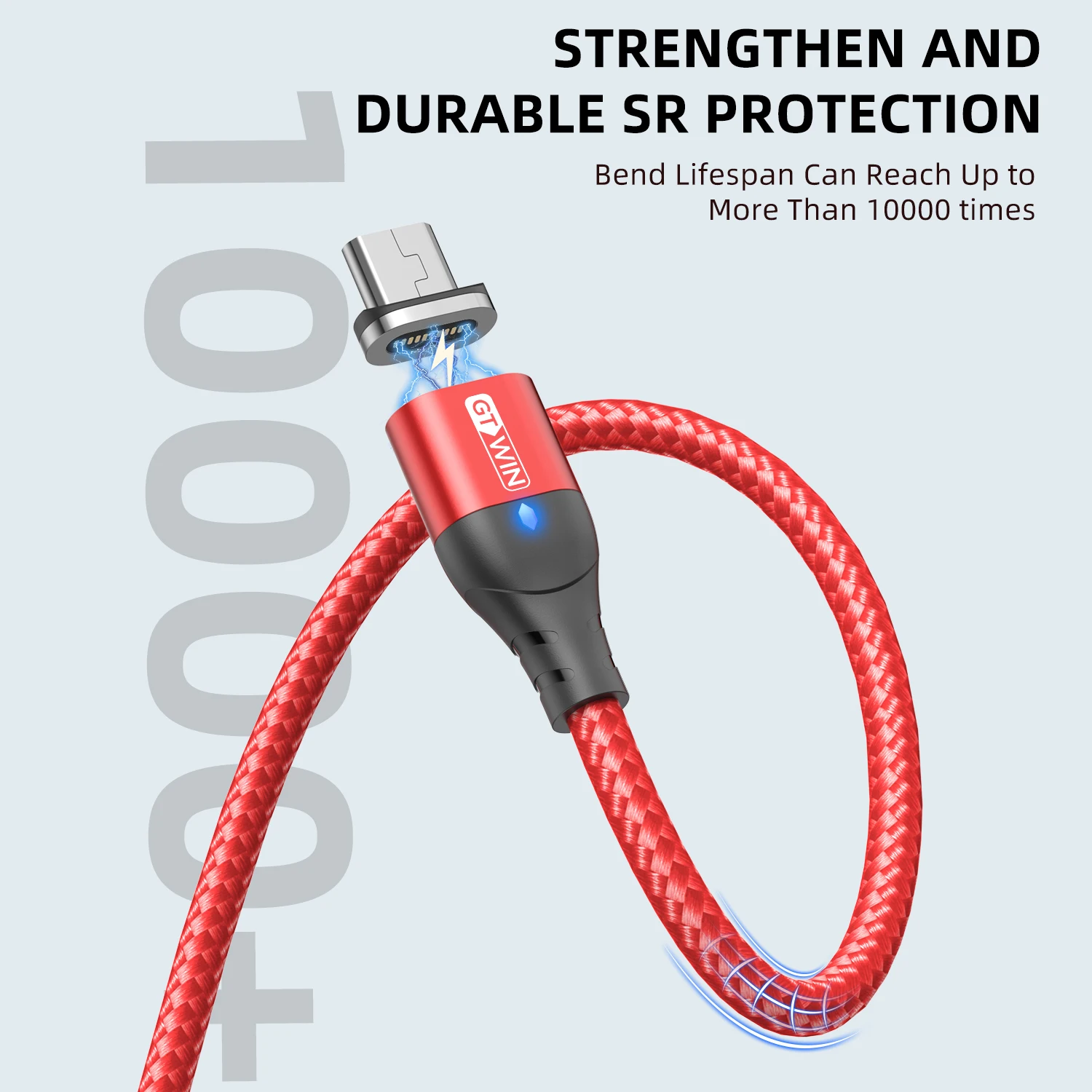 Gtwin Magnetische Kabel Micro Type C Usb Snel Opladen Kabels Magneet Data Oplader Voor Iphone Samsung Huawei Xiaomi Snel Opladen 3a