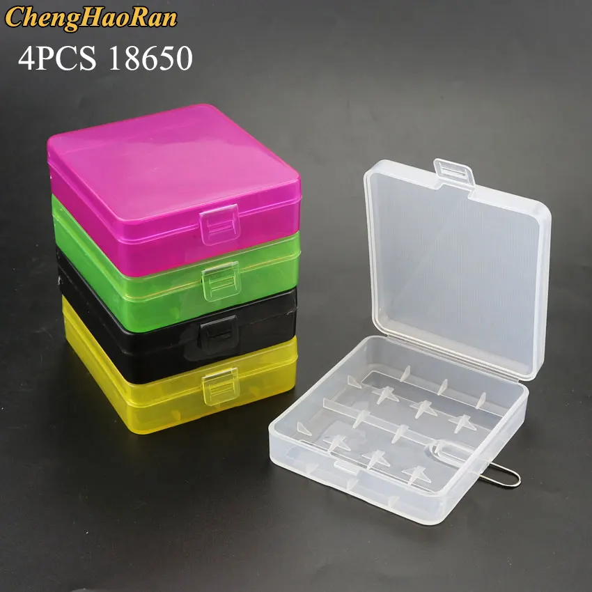 Hartplastik 18650 Batterie Lagerung Boxen Fall Halter Mit Clip Für 4x1634 0 1/2/4/8 18650 Akku Wasserdicht Fällen – Detail 3