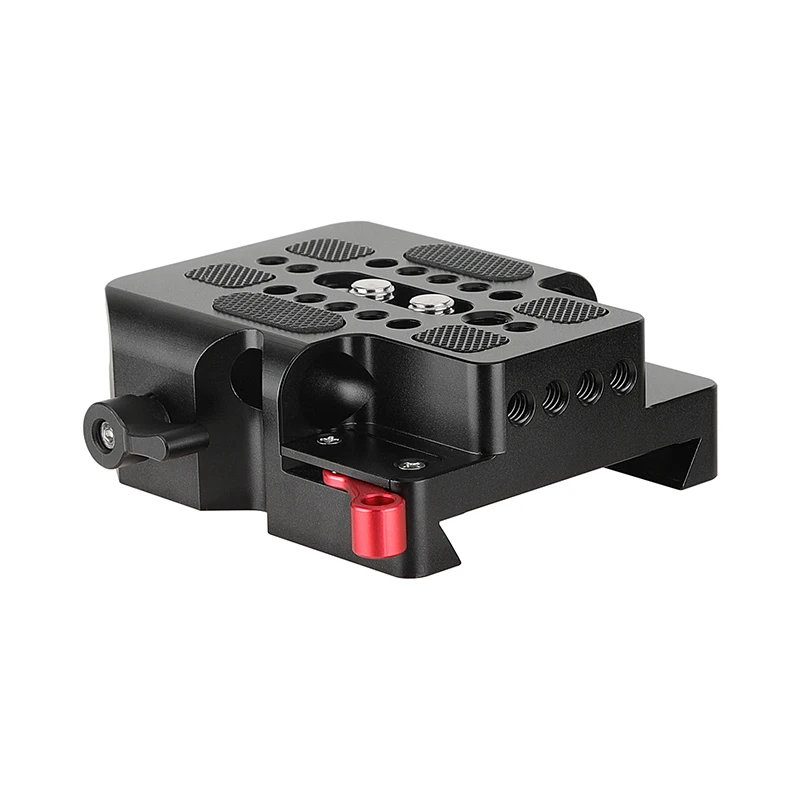 CAMVATE Quick Release Sliding Baseplate With 15mm Railblock, Compatible With Standard ARRI 12\