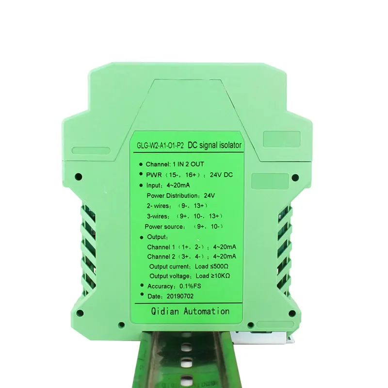 Factory Supply DC Signal Isolator Galvanic Converter Isolation Multi Channel 2 in 2 out 2 in 4 out 4-20mA 0-10V Analog Output