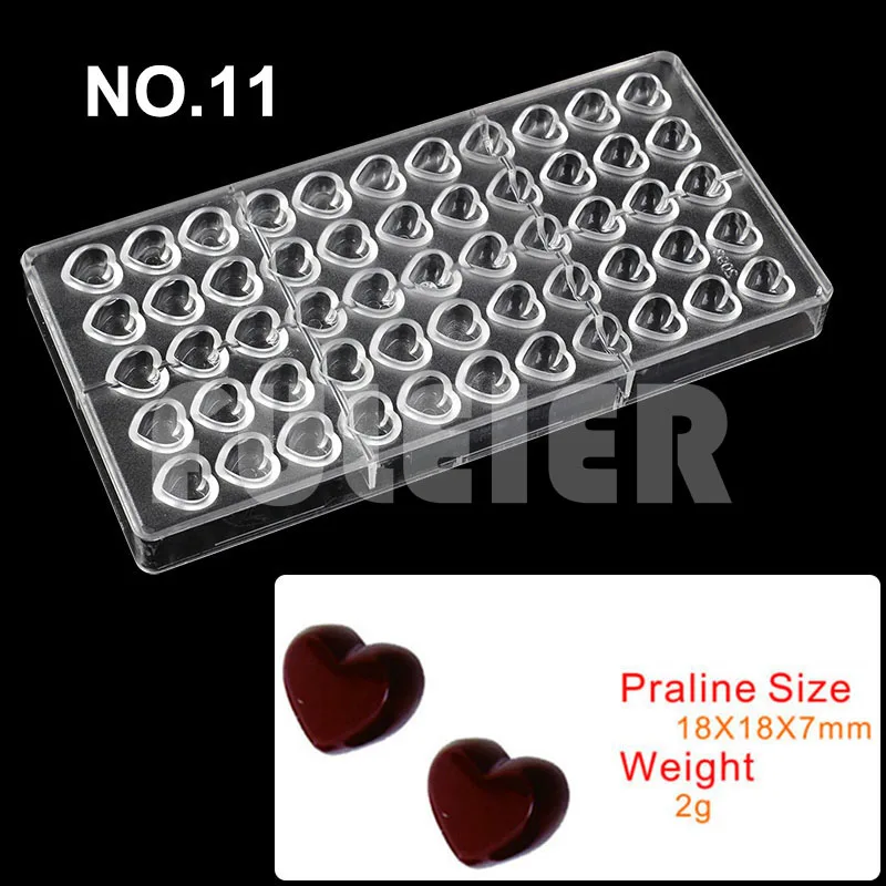 Polycarbonate Chocolate Mold Baking Tools For Cake Decoration Pastry  Confectionery Baking Chocolate Candy Mold Bakeware