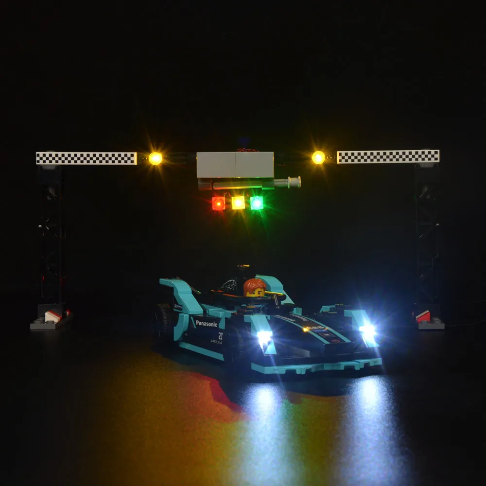 EASYLITE LED Light สําหรับ Speed Champions 76898 สูตร E Racing GEN DIY ของเล่นบล็อกอิฐเท่านั้นชุดไม่รวมรุ่น