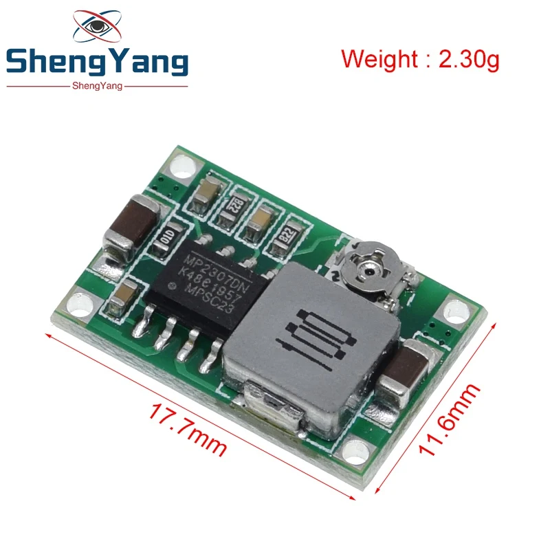 TZT 1/5/10PCS Mini360 DC-DC HM Buck Converter Step Down Power Supply Module 4.75-23V to 1-17V 340KHz Mini-360 Ultra-small