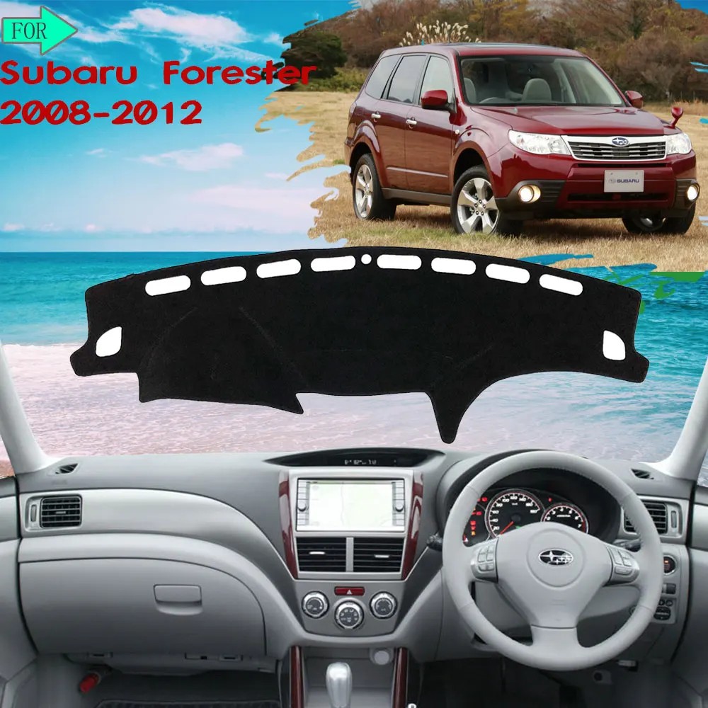 Dashboard Rug Cover Dash Mat Protective Avoid Light Carpet for Subaru Forester 2008 2009 2010 2011 2012 Car-Accessories-Stickers