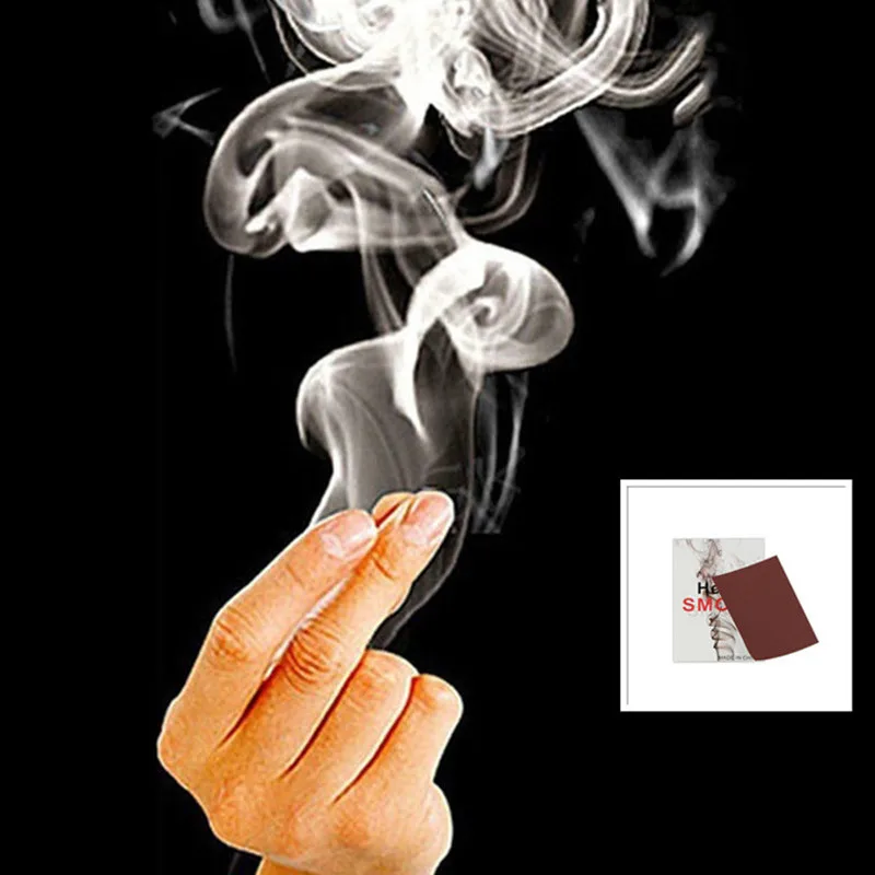 10 Pcs/set Paper Magical Trick Props Toys Magical Smoke From Finger Tips Magical Trick Surprise Prank Halloween Gift Fidget Toys