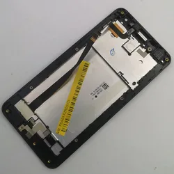 Tested fine 5'' For Asus Zenfone 5 Lite LCD Display Touch Screen Digitizer Assembly Replacement for ASUS A502CG LCD with frame