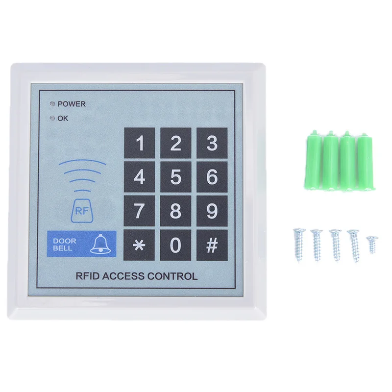 Security RFID Proximity Entry Door Lock Access Control System Device Machine 11.8cm x 11.8cm x 2.2cm