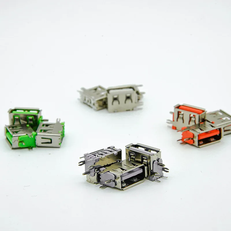 USBメスタイプ2ピンソケットコネクタ,10.0アダプター,ランダムカラー