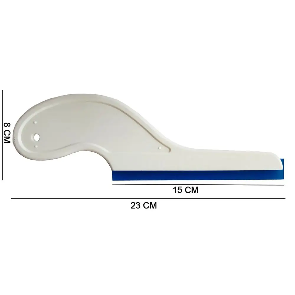 4 pz tergicristallo detergente per auto gomma raschietto per ghiaccio vinile tergipavimento in fibra di carbonio avvolgere strumento strumenti di pulizia auto finestra tinta strumento B16