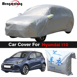 Full Car Cover Auto Outdoor Sun Shade Anti-UV Snow Rain Dust Protection Cover For Hyundai i10 Grand i10