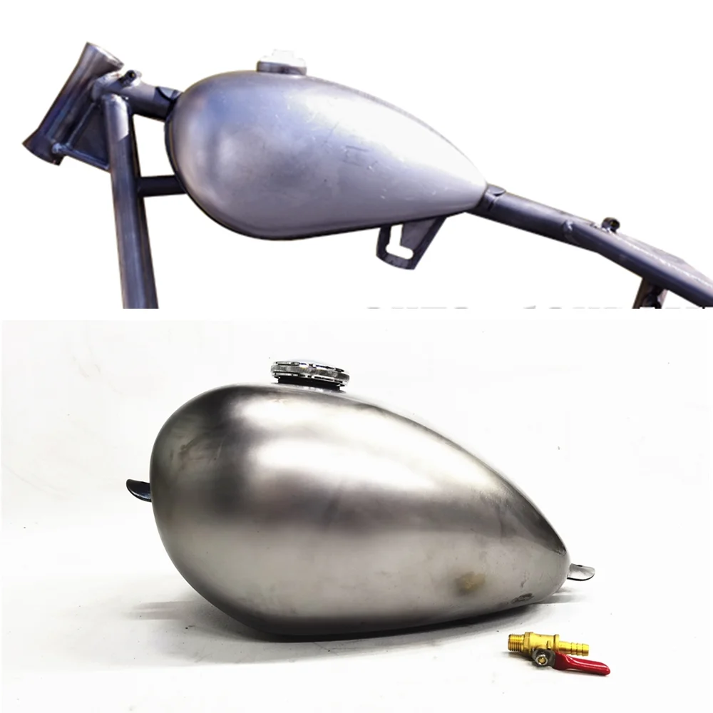 For Harley Universal 6L/7L/8L Petrol Gas Fuel Tank 4CM 8CM 12CM Deep Waist Modified Motorbike Motorcycle Fuel Oil Can