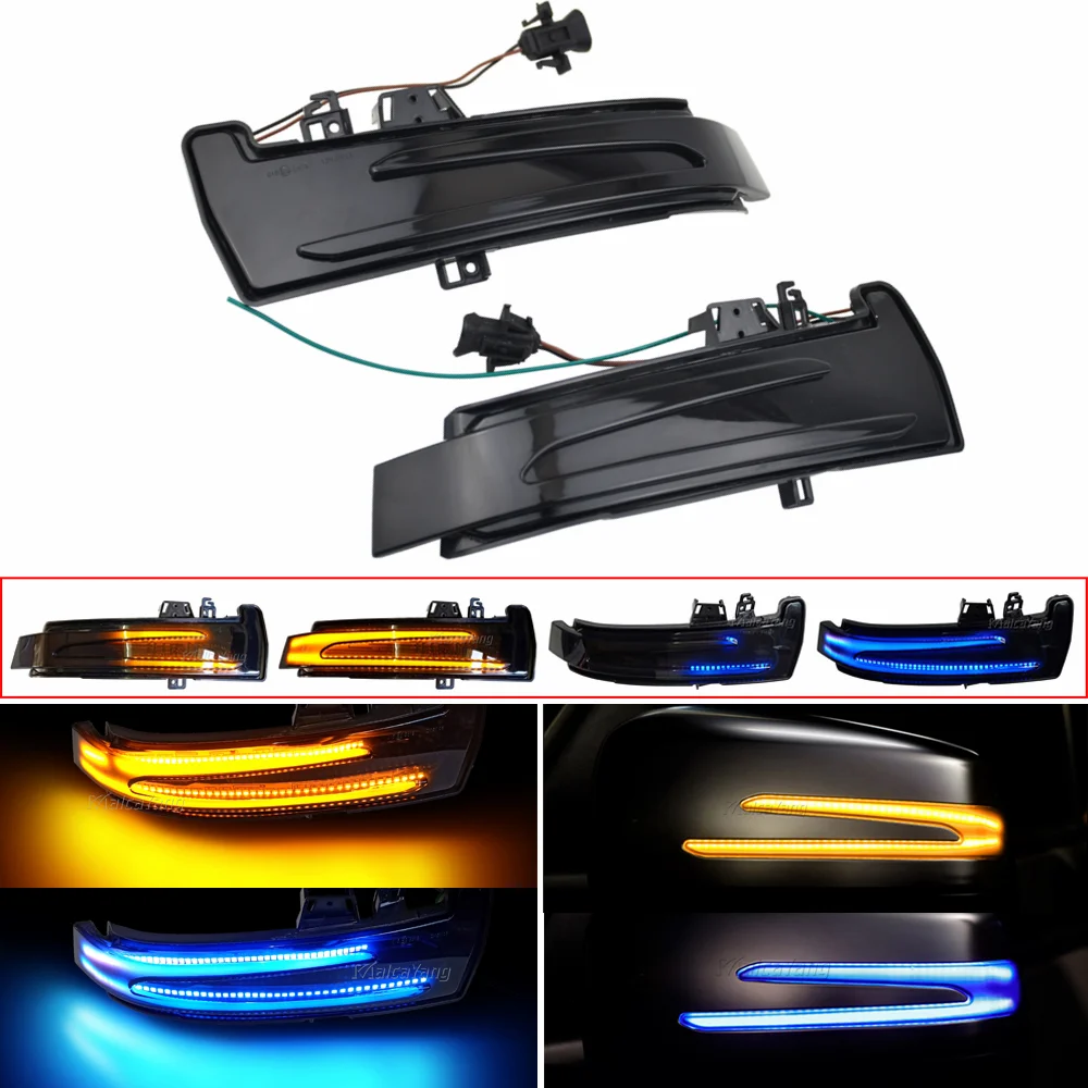 For Mercedes-Benz W176 W246 W212 W204 C117 X156 X204 W221 W218 Light Side Mirror Indicator Repeater Dynamic Indicator Blinker