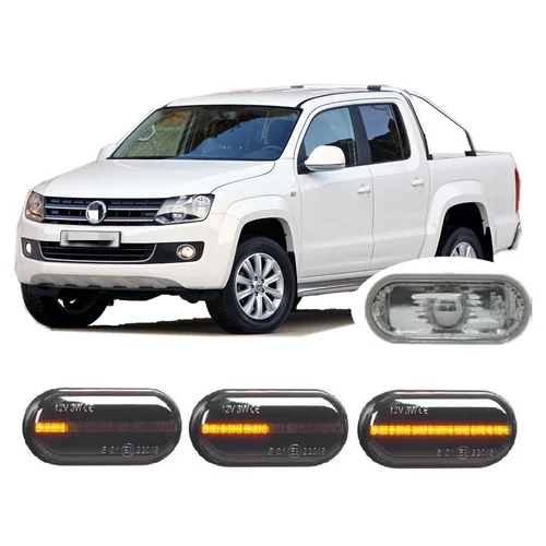 Para Volkswagen VW Amarok 2HA 2HB S1B S6B S7A S7B 2010 2011 2012 2013 2014 2015 2016 indicador LED dinámico señal de posición lateral