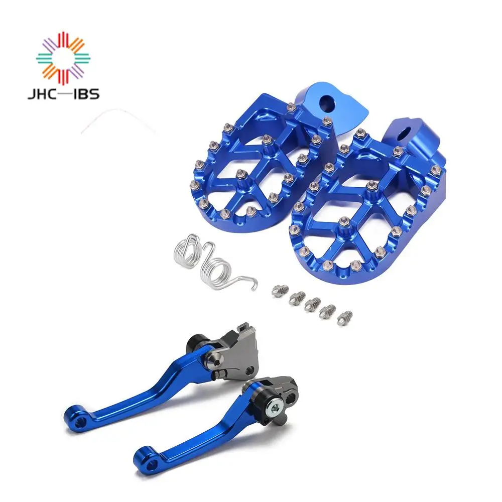 For YAMAHA YZ85 2015 2016 2017-2020 YZ65 2018 2019 2020 YZ 85 Motorcycle CNC Footrest Footpeg Foot Pegs Brake Clutch Lever Sets