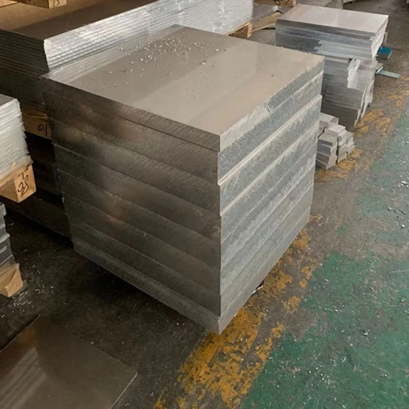 Aluminum 7075 Plate Sheet Thicked Super Hard Block Thickness 15/20/25/30mm CNC Lathe Processing 100*100/150*150mm