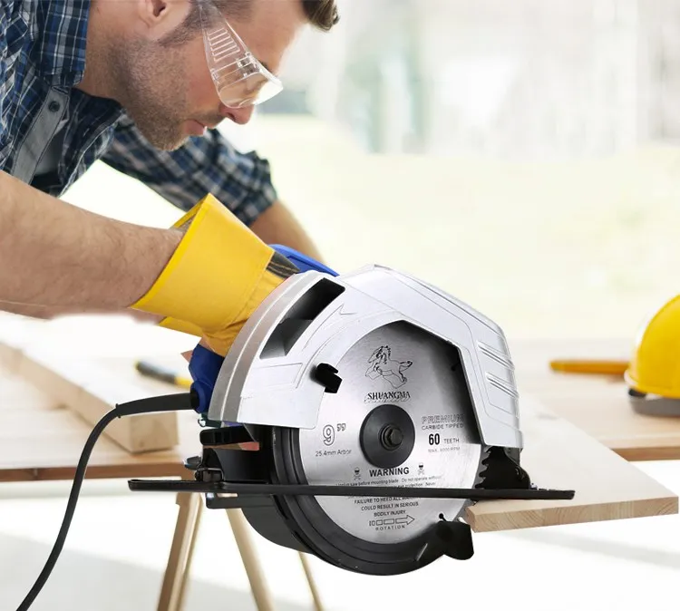 Electric circular saw 9 inch woodworking table saw cutting machine household circular saw flip