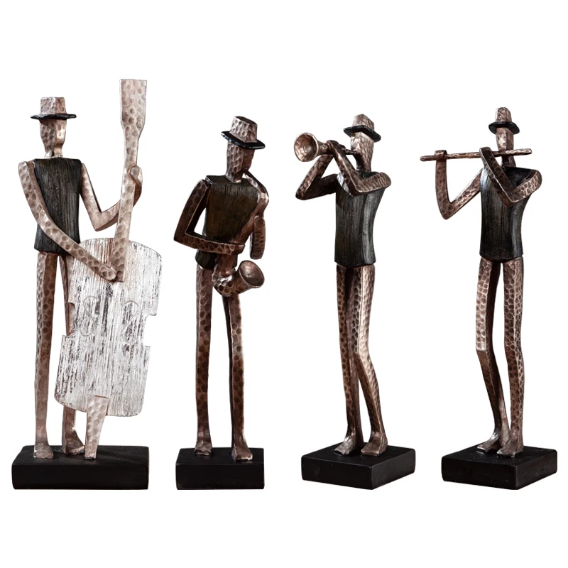 

ORCHESTRA MUSIC FIGURES SCULPTURES AMERICAN MODERN SIMPLE HOME LIVING ROOM TV CABINETS WINE CABINET DECORATIONS FURNISHING GIFTS