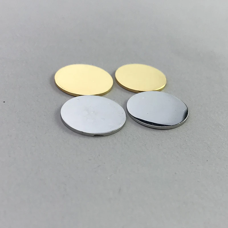 30pcs 6mm 8mm 10mm 14mm 15mm 20mm  25mm 30mm  38mm- Laser Engraved Round Disc Logo Disc Stainless Steel Round Charm without hole