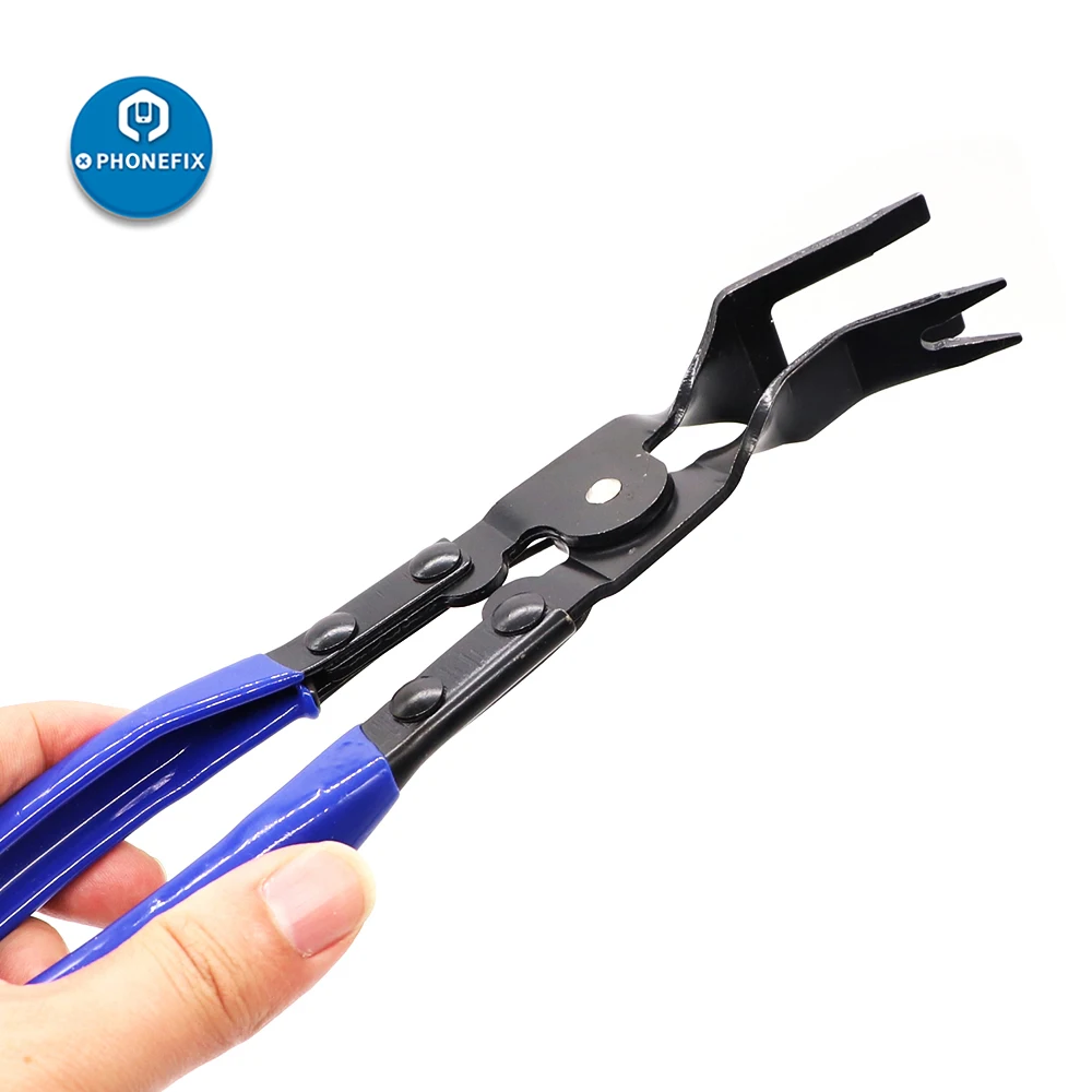 2pcs Auto Pliers Set Fastener Removal Tool Car Upholstery Combo Repair Kit Car Door Trim Clips Repair Tools Clip Plier Tools