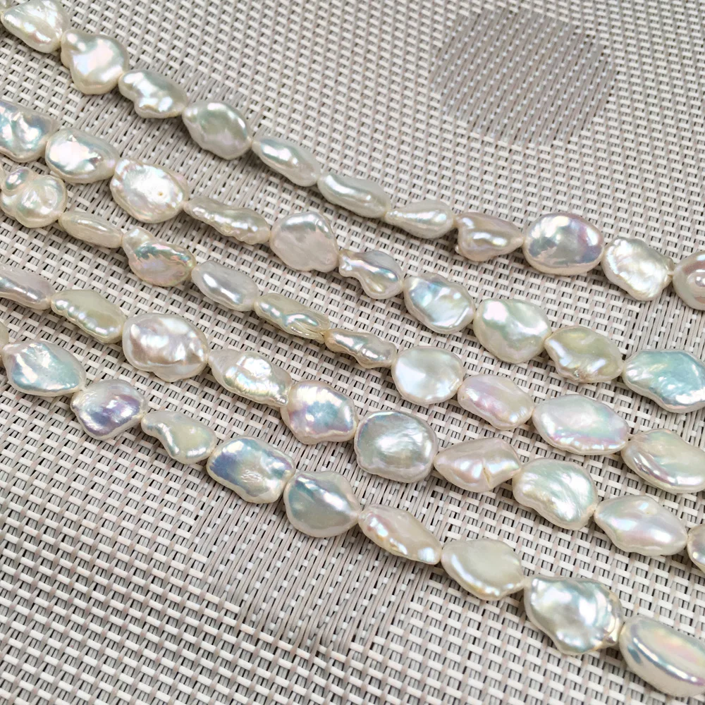 Natural Freshwater Pearl Beading irregular shape Isolation Punch Loose Beads For jewelry making DIY Necklace Bracelet Accessorie