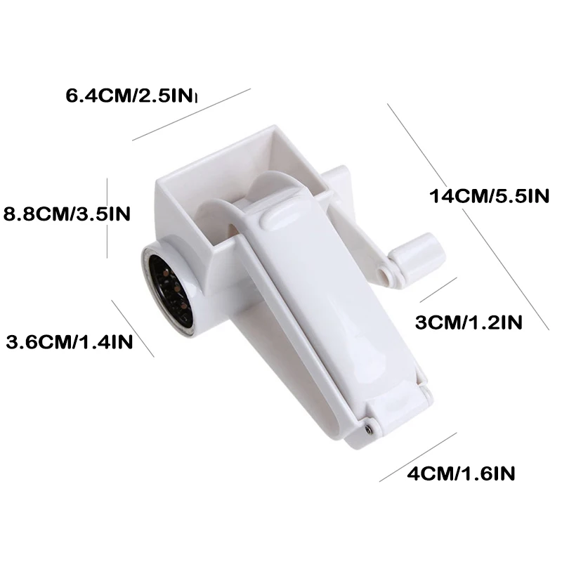 Roterende Kaasrasp Rvs Kaas Rasp Chocolade Rasp Diy Boter Voedsel Molen Kaas Rasp Slicer Keuken Gadget