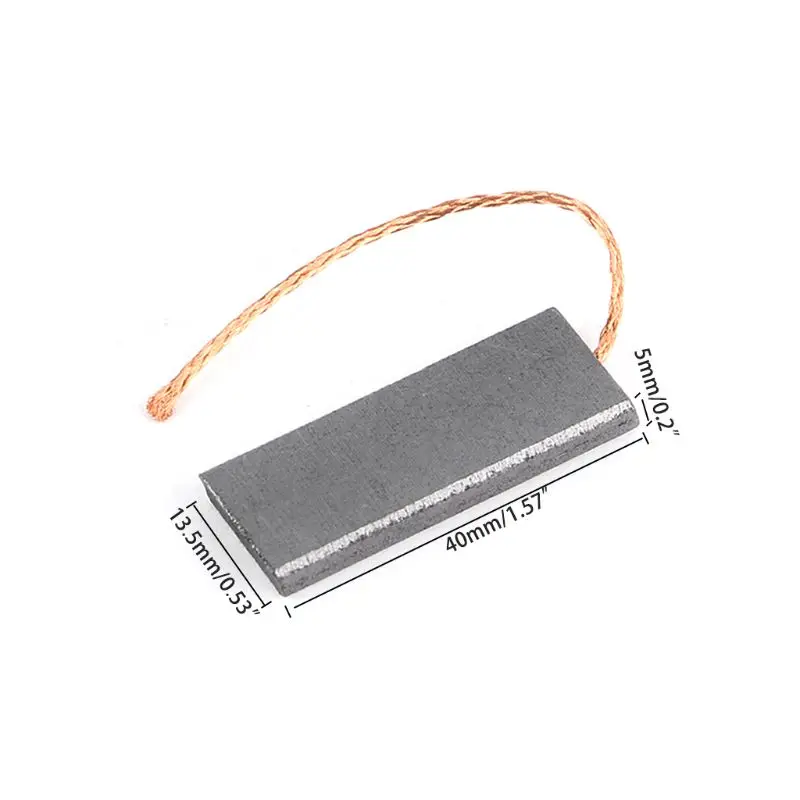 2Pcsใหม่แปรงคาร์บอนมอเตอร์ทนทานแปรงคาร์บอนสำหรับSiemensกลองเครื่องซักผ้า5x13.5x40mm