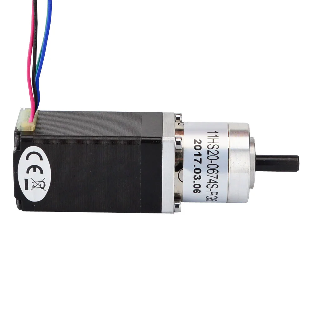 Nema 11 Stepper Motor Bipolar L=51mm w/ Gear Ratio 5:1 Planetary Gearbox for CNC Robot 3D Printer