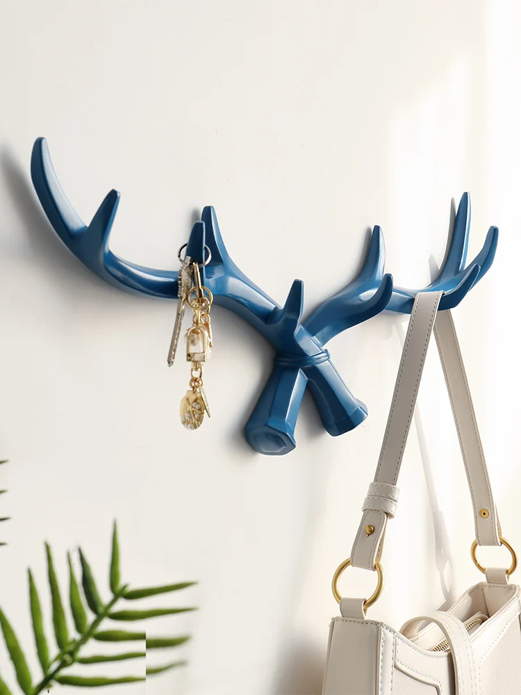 

Nordic Antlers Hangers for Home Decor, Keys and Sundries Storage Behind the Door, Corridor, Living Room, Bedroom Clothing Store,