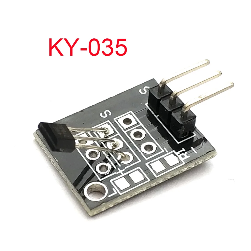 Hall Effect Sensor KY-035แบบอะนาล็อกแม่เหล็ก Hall เซนเซอร์โมดูลสวิทช์ Class สำหรับ Uno AVR PIC Smart Electronics DIY KY035