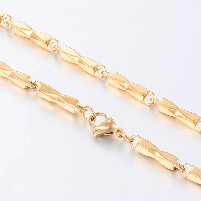 Edelstahl Herren Byzantinische Kette Hip-Hop Mode-Stil Modeschmuck – Detail 5