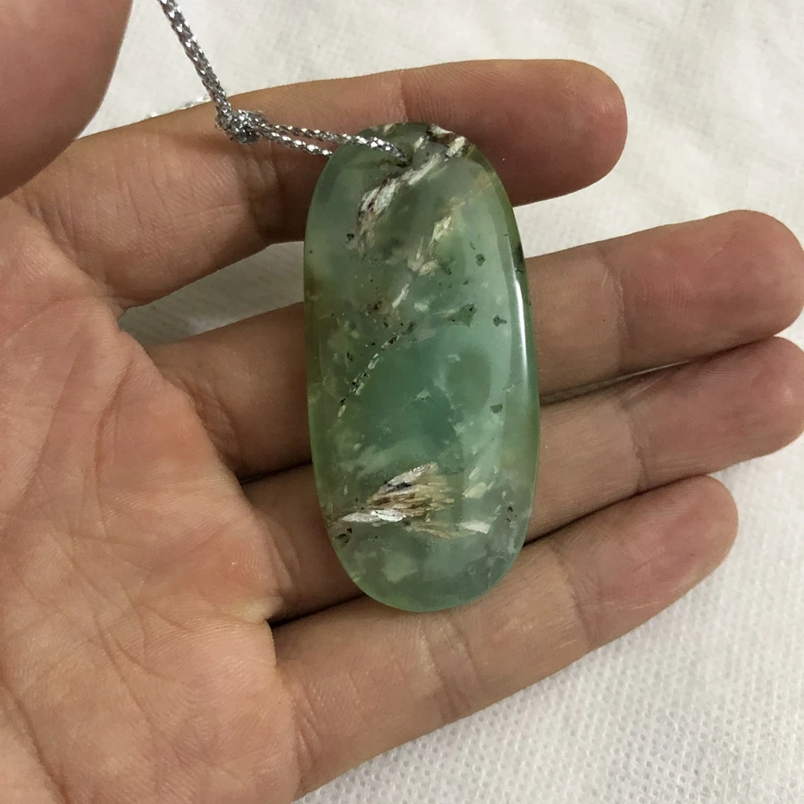 Sale 4pcs/lot Natural Chrysoprase Jade Gem Stone Jewelry pendant for necklace,approx 30-45mm